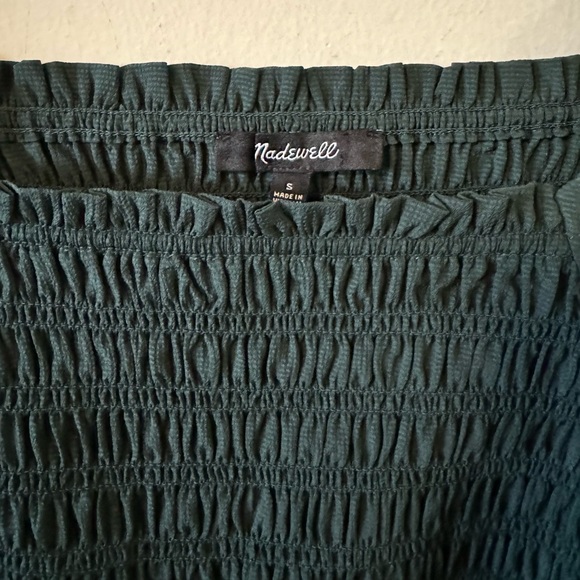 Madewell Lucie Bubble-Sleeve Smocked Top - Picture 4 of 4